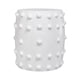 Otto Concrete Stool - White