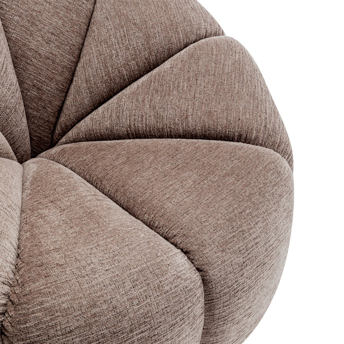 Avalon Swivel Occasional Chair - Mink Chenille