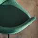 Delta Dining Chair - Green Boucle