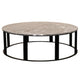 Bowie Marble Coffee Table - Large Grey