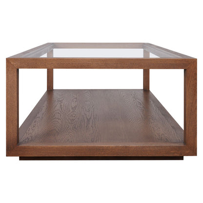 Sadie Oak Rectangle Coffee Table - Walnut