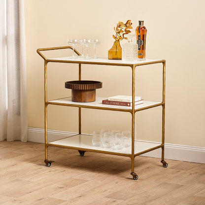 Heston Marble Bar Cart – view 2