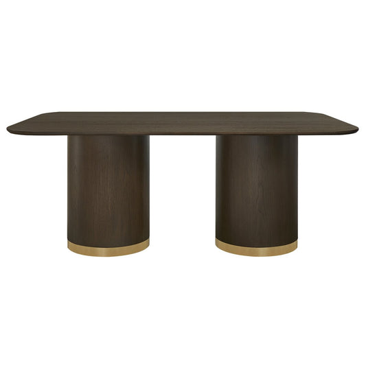 Eli Rectangular Dining Table - 2m Smoked Oak