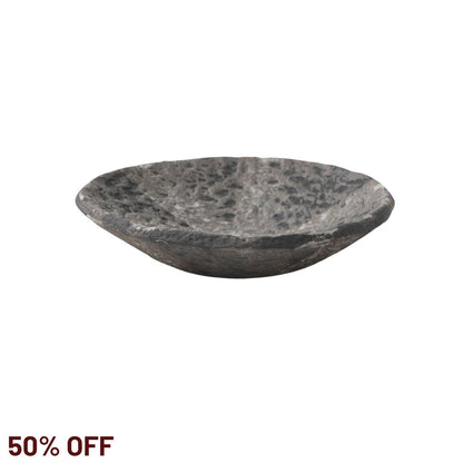 Fern Porcelain Bowl - Grey