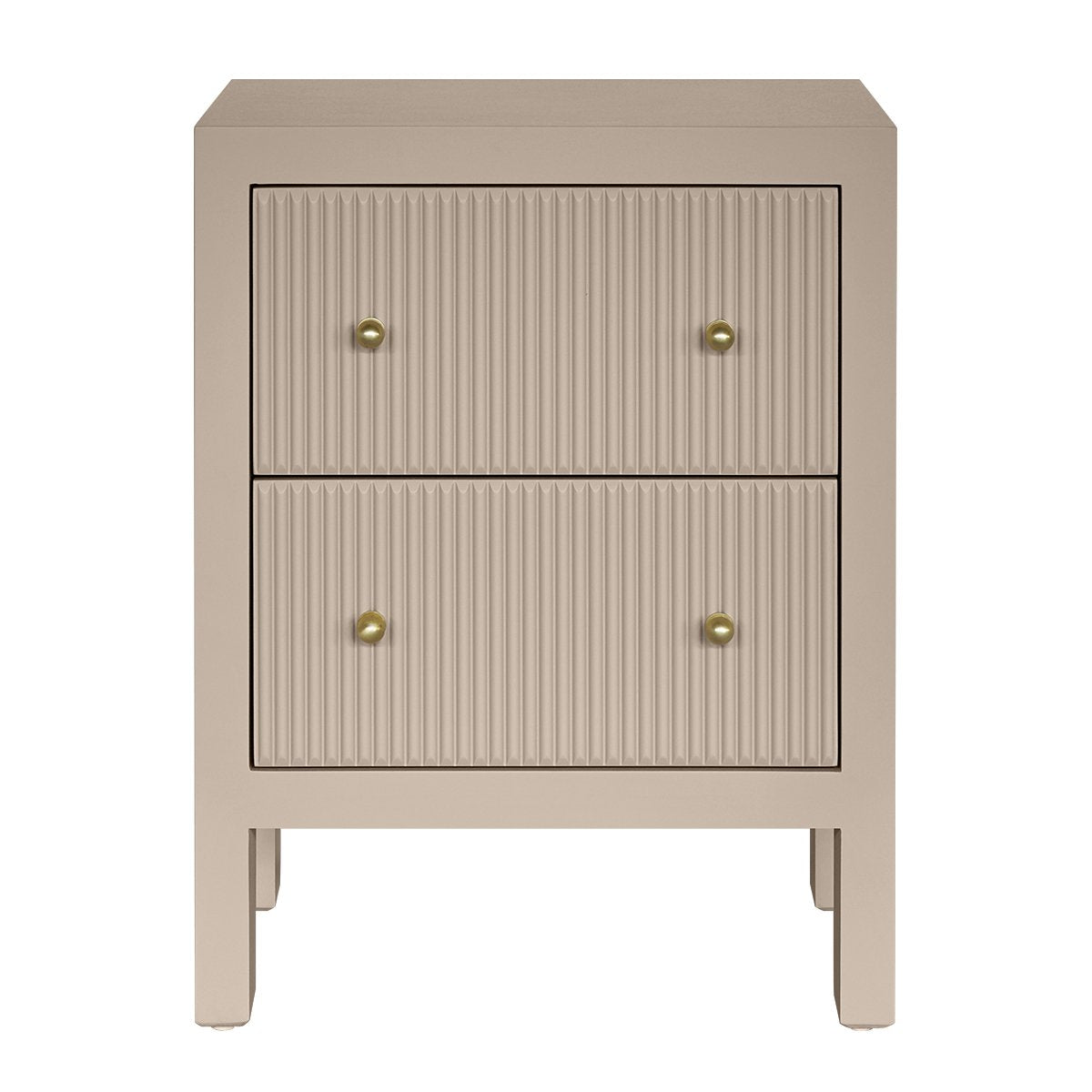 Ariana 50x65cm Bedside Table - Beige