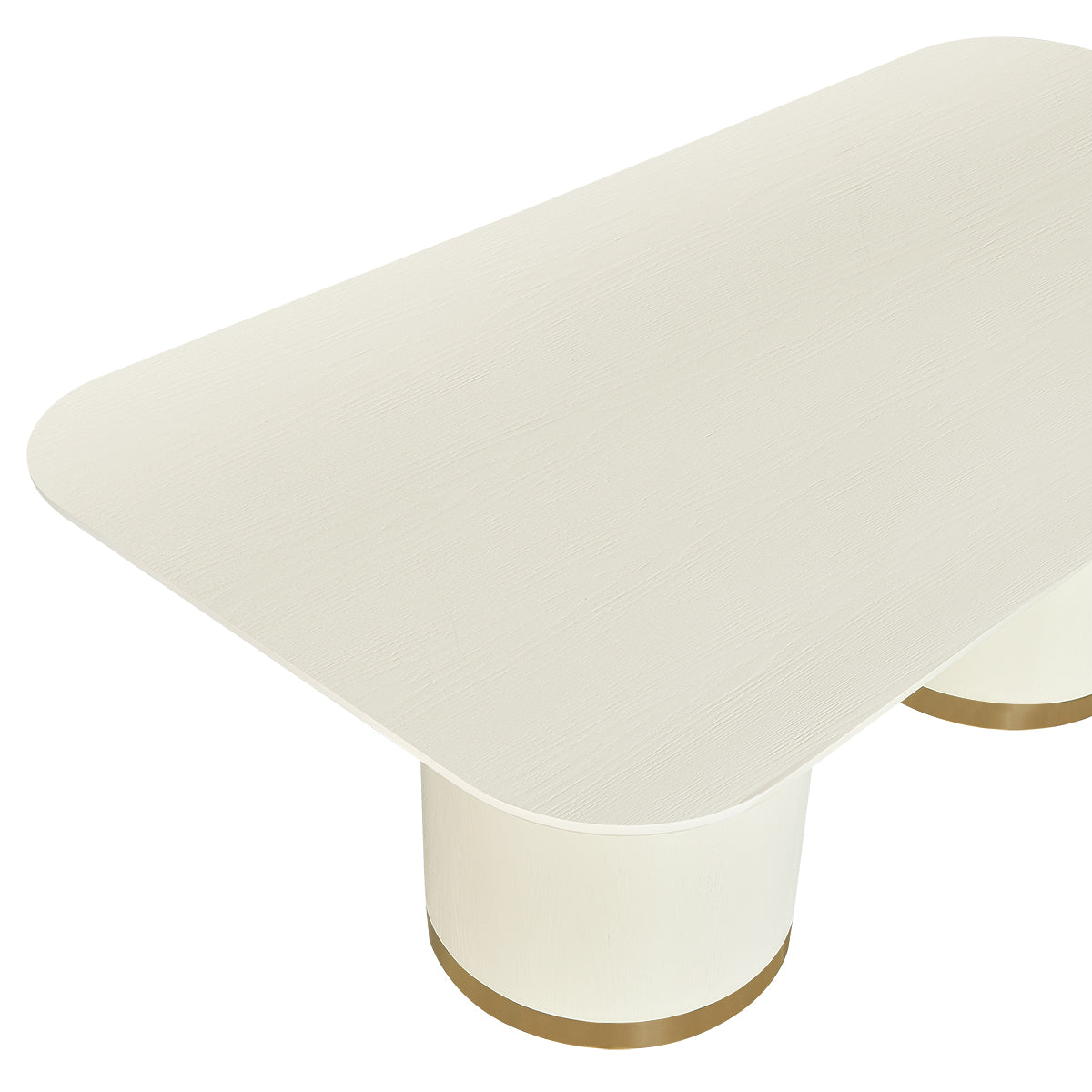 Eli Rectangular Dining Table - 2.4m Ivory