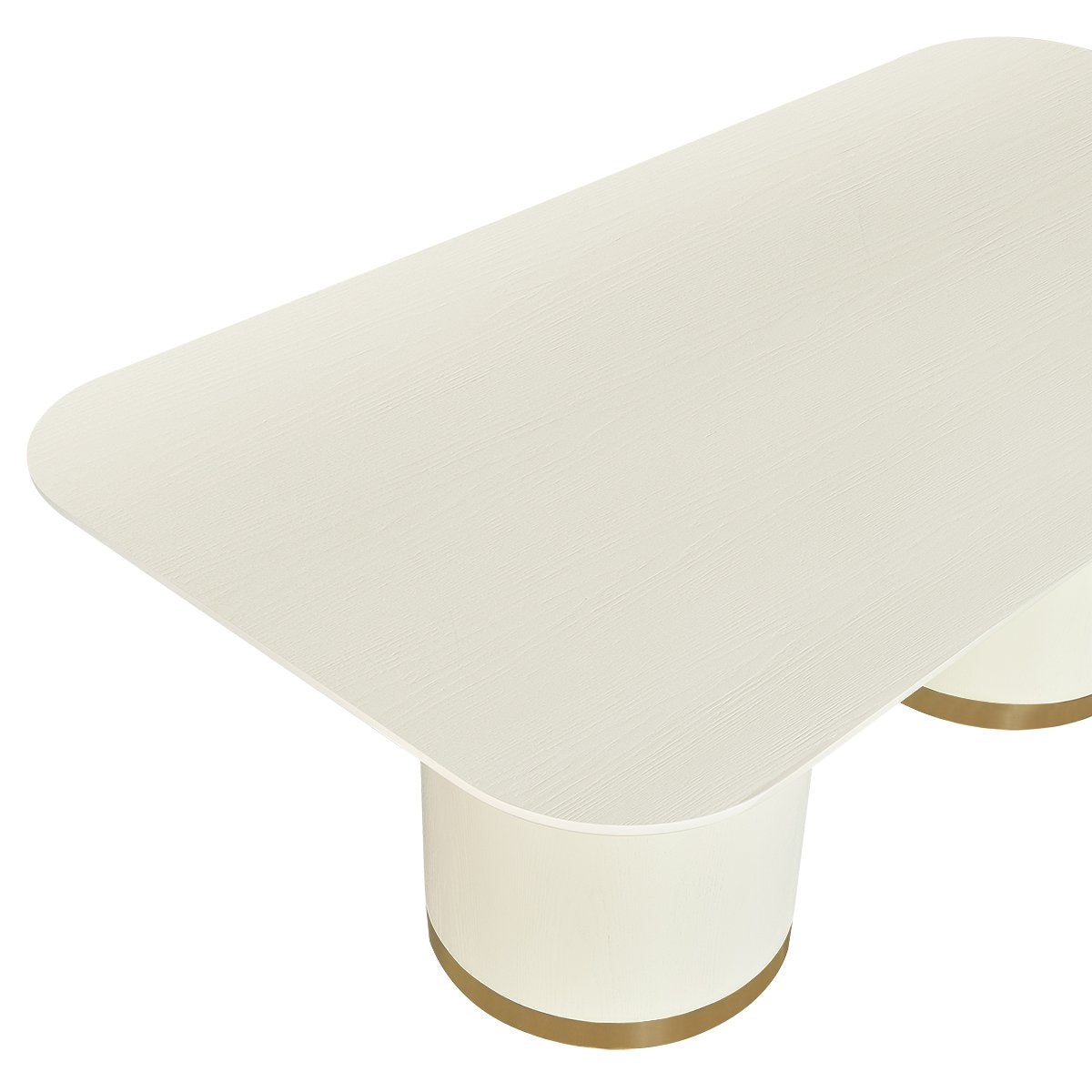 Eli Rectangular Dining Table - 2.4m Ivory