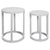 Cadie Nesting Side Tables - White