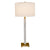 Essex Marble Table Lamp - White