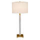 Essex Marble Table Lamp - White