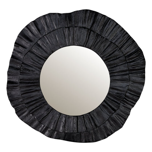 Corfu 108x102cm Wall Mirror - Black