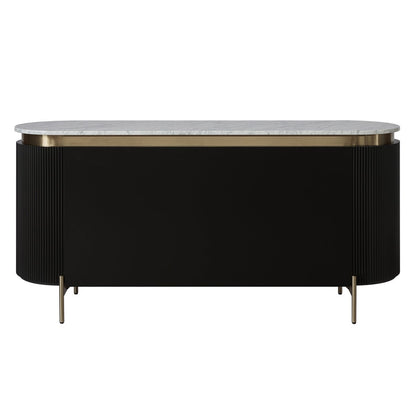 Demarco 6 Drawer Chest - Black - OUTLET NSW