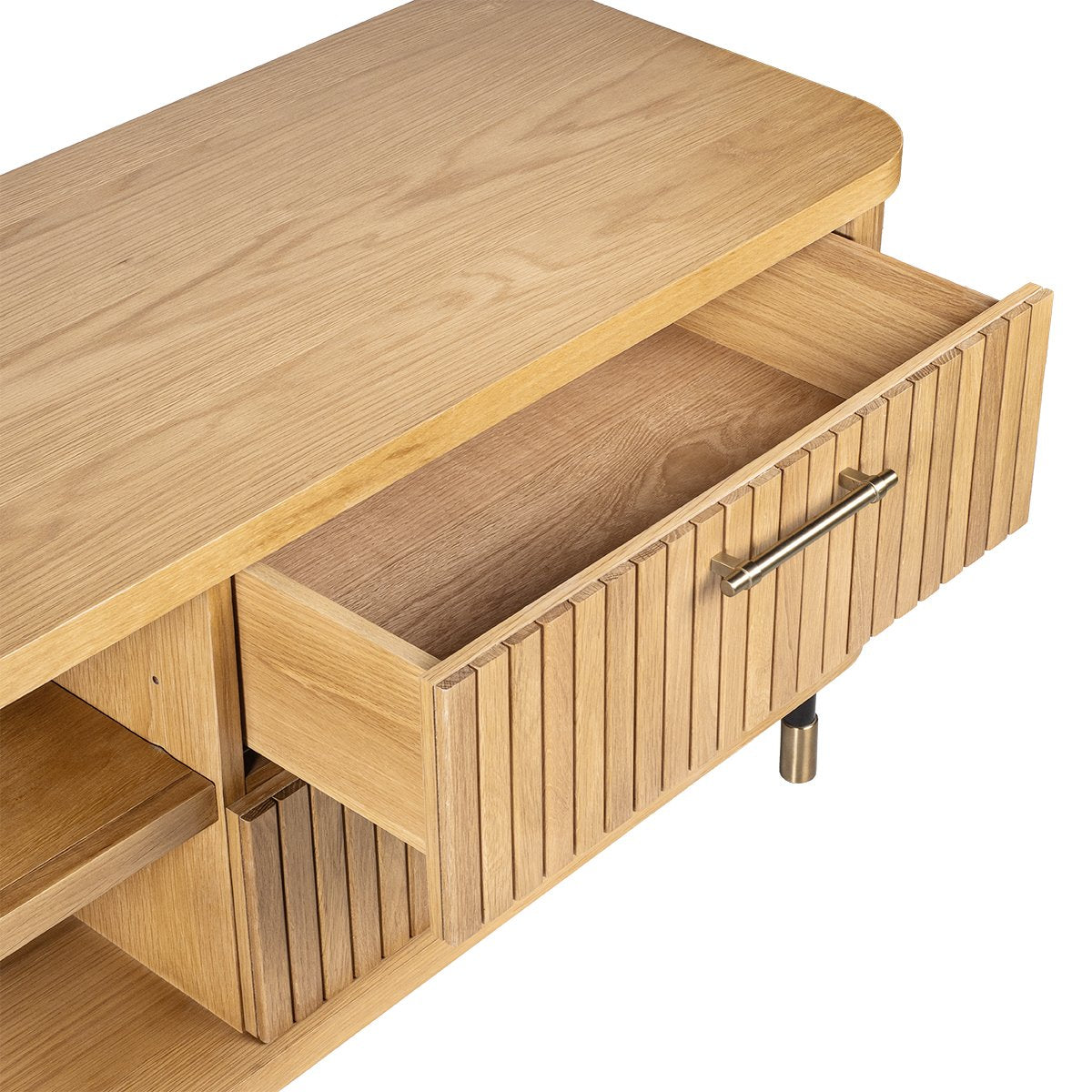 Sophia Oak Entertainment Unit - Natural