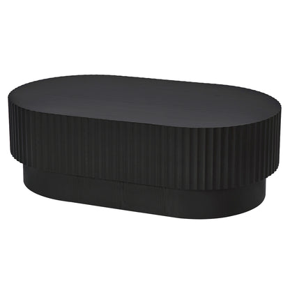 Avery Oval Coffee Table - Black