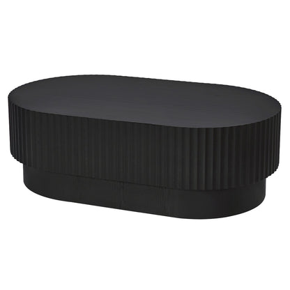 Avery Oval Coffee Table - Black