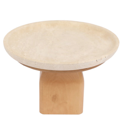 Edith Footed Bowl - Large Natural