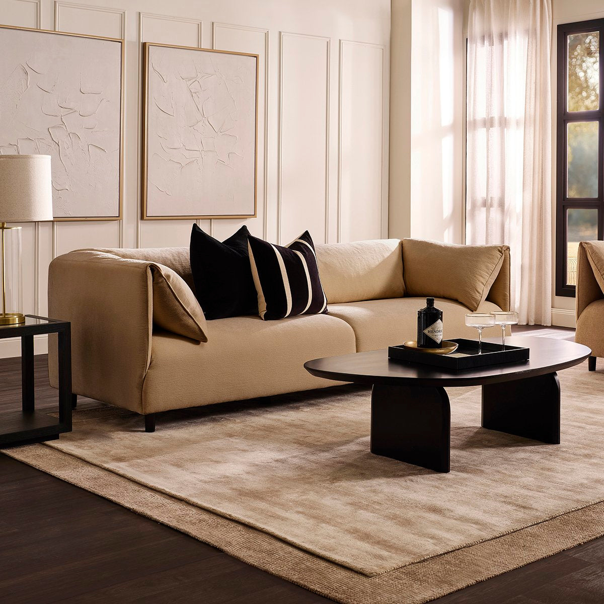 Dominic 3 Seater Sofa - Wheat