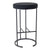 Blackley Black Iron Bar Stool - Black Linen