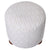 Orta Stool - White Jacquard