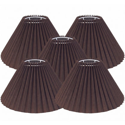 Anya Pleated Empire Shade - Small Espresso  - Bulk Buy Qty 5