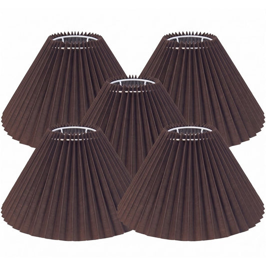 Anya Pleated Empire Shade - Small Espresso  - Bulk Buy Qty 5