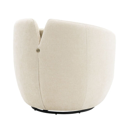Pasadena Swivel Arm Chair - Ecru