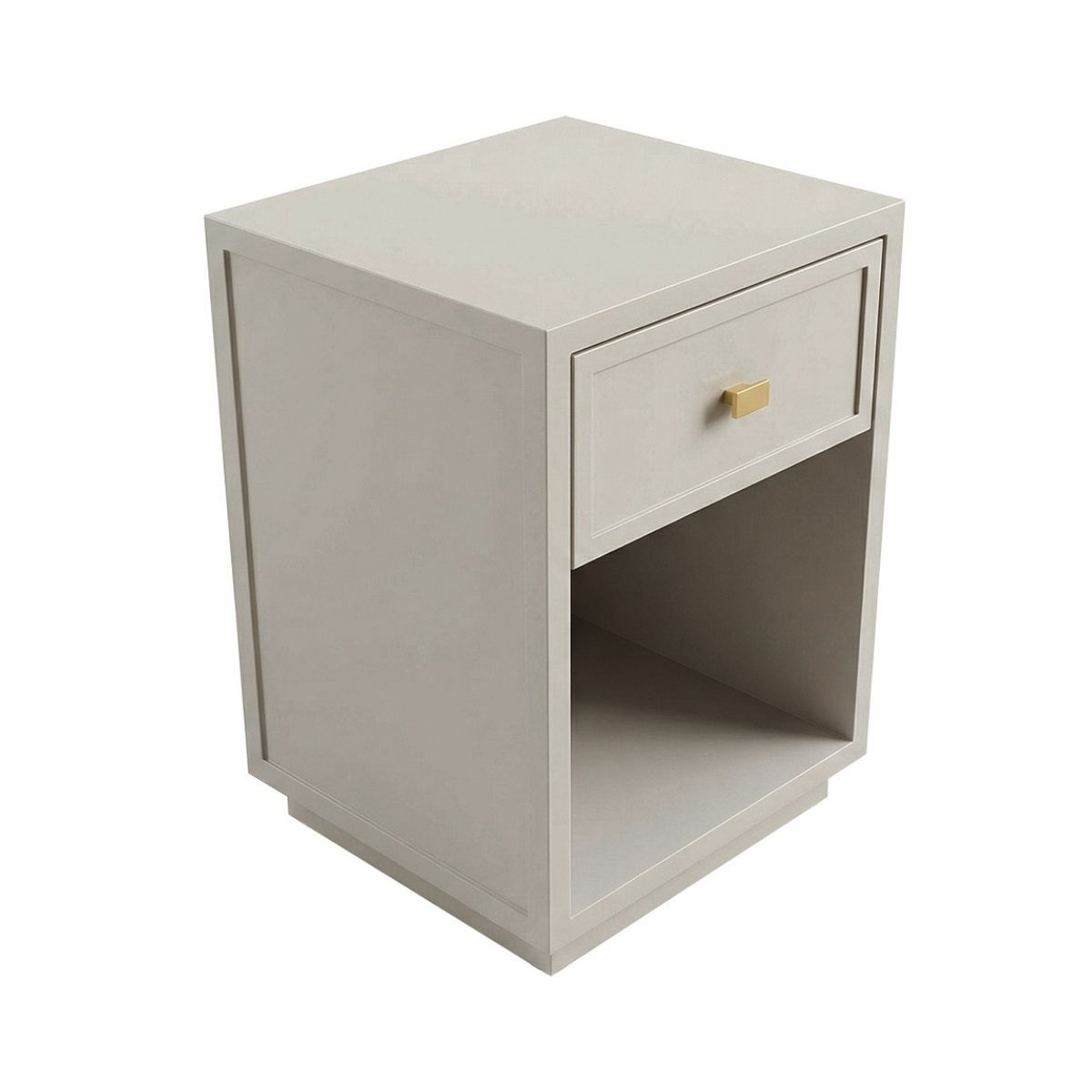 Logan 40x60cm Bedside Table - Grey