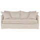 Palm Beach 3 Seater Slip Cover Sofa - Natural Linen