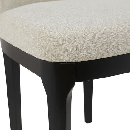 Jamie Black Dining Chair Set of 2 - Natural