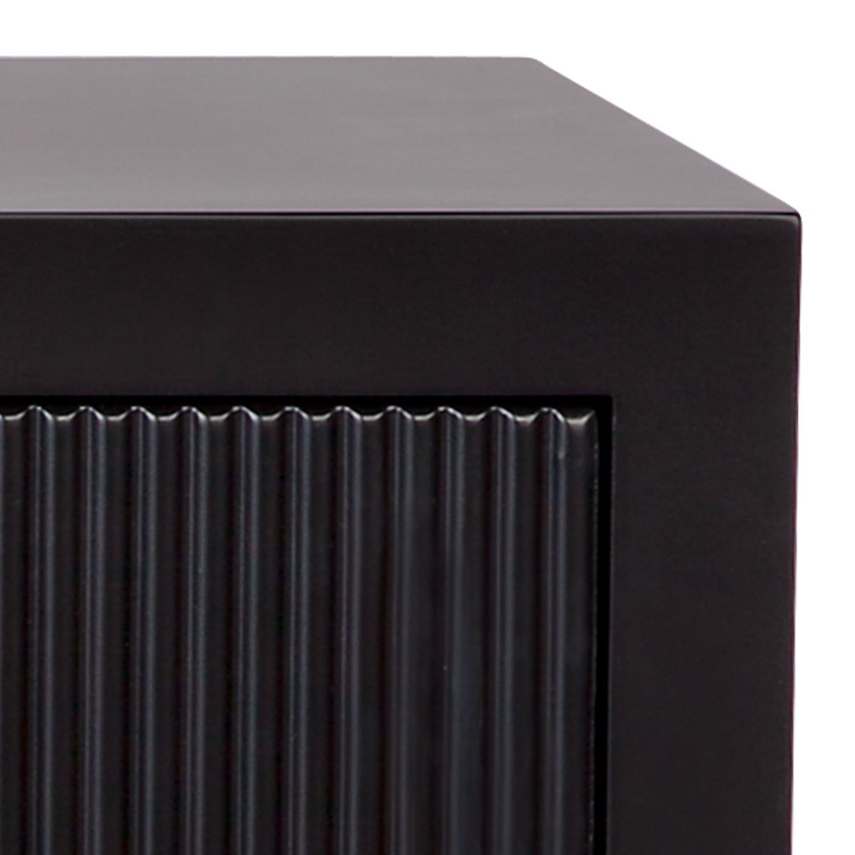 Ariana Bedside Table - Large Black Set of 2