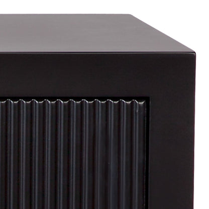 Ariana Bedside Table - Large Black Set of 2