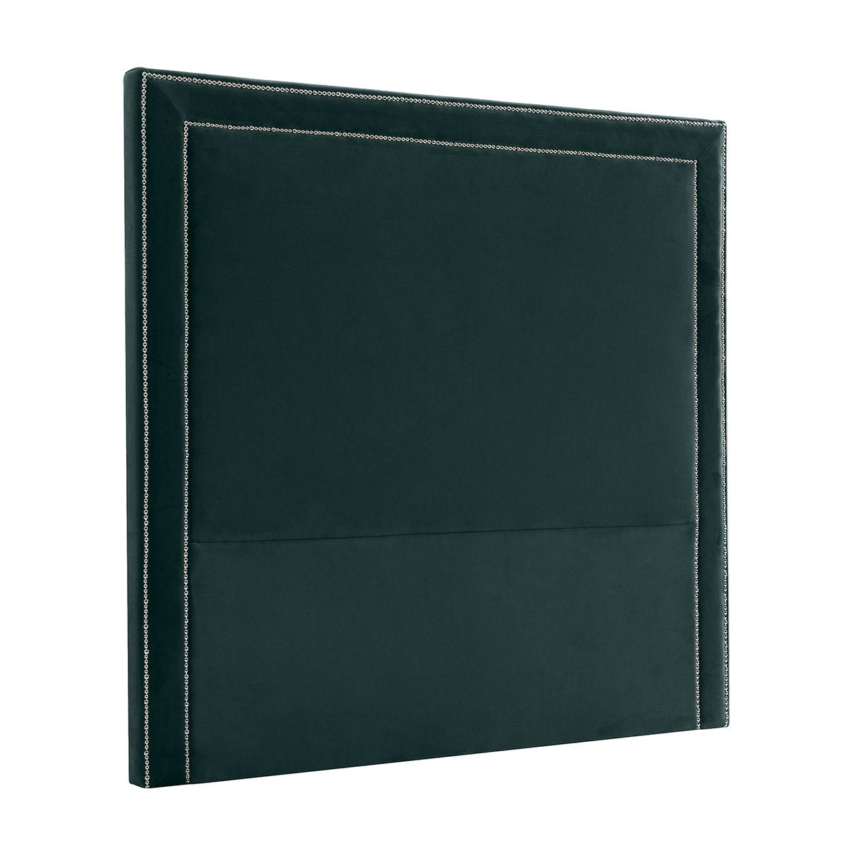 Manhattan 183x150cm King Bedhead - Teal Velvet