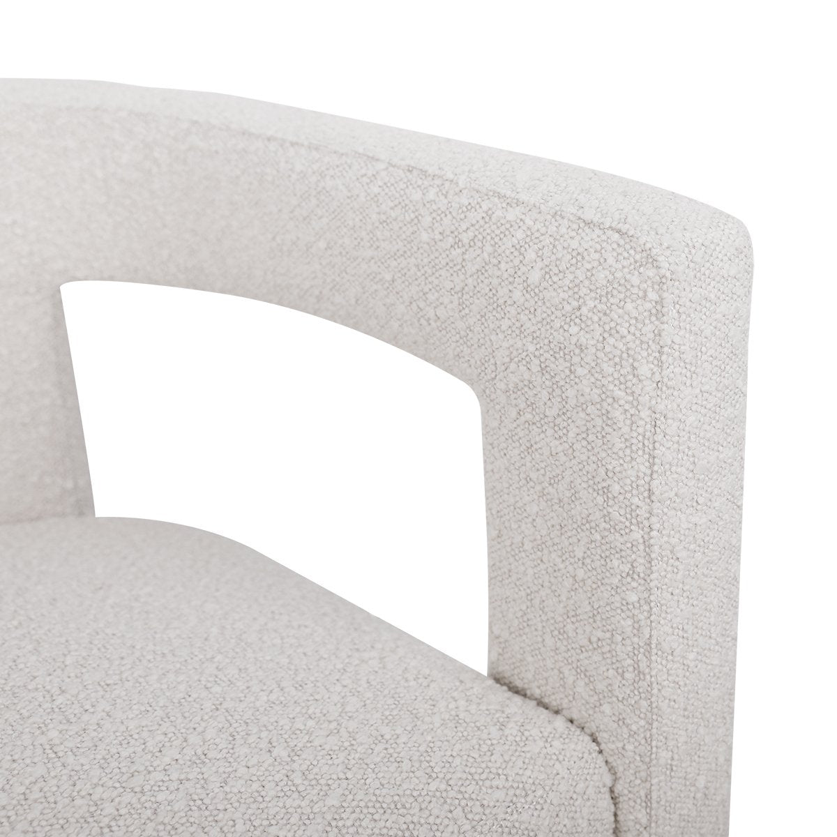 Lorenzo 2 Seater Sofa Bench - Ivory Boucle