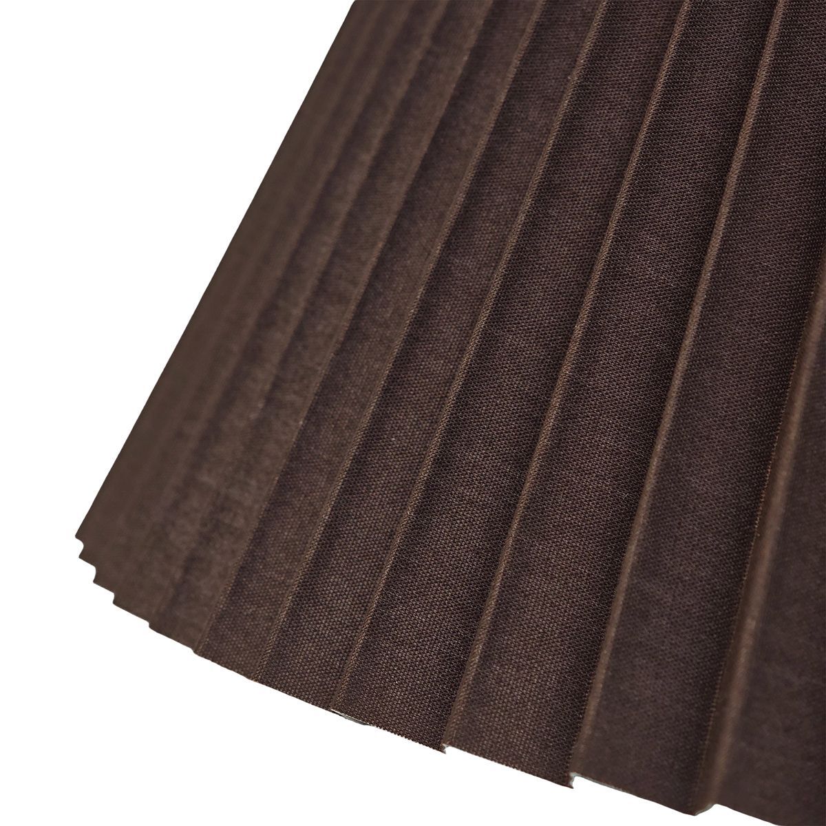Anya Pleated Empire Shade - Small Espresso