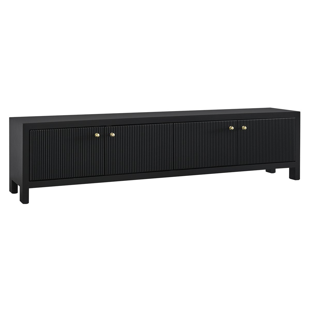 Ariana 200cm Entertainment Unit - Large Black