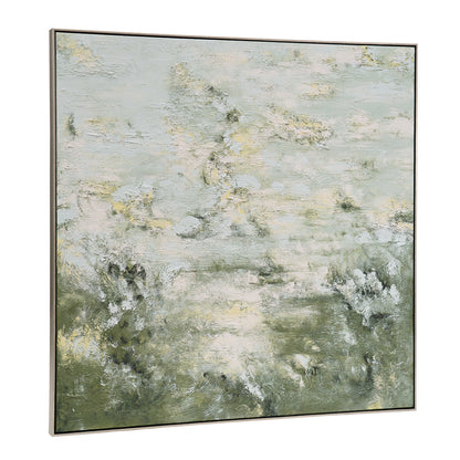 Whimsical Meadow 140x140cm Oil on Canvas Painting