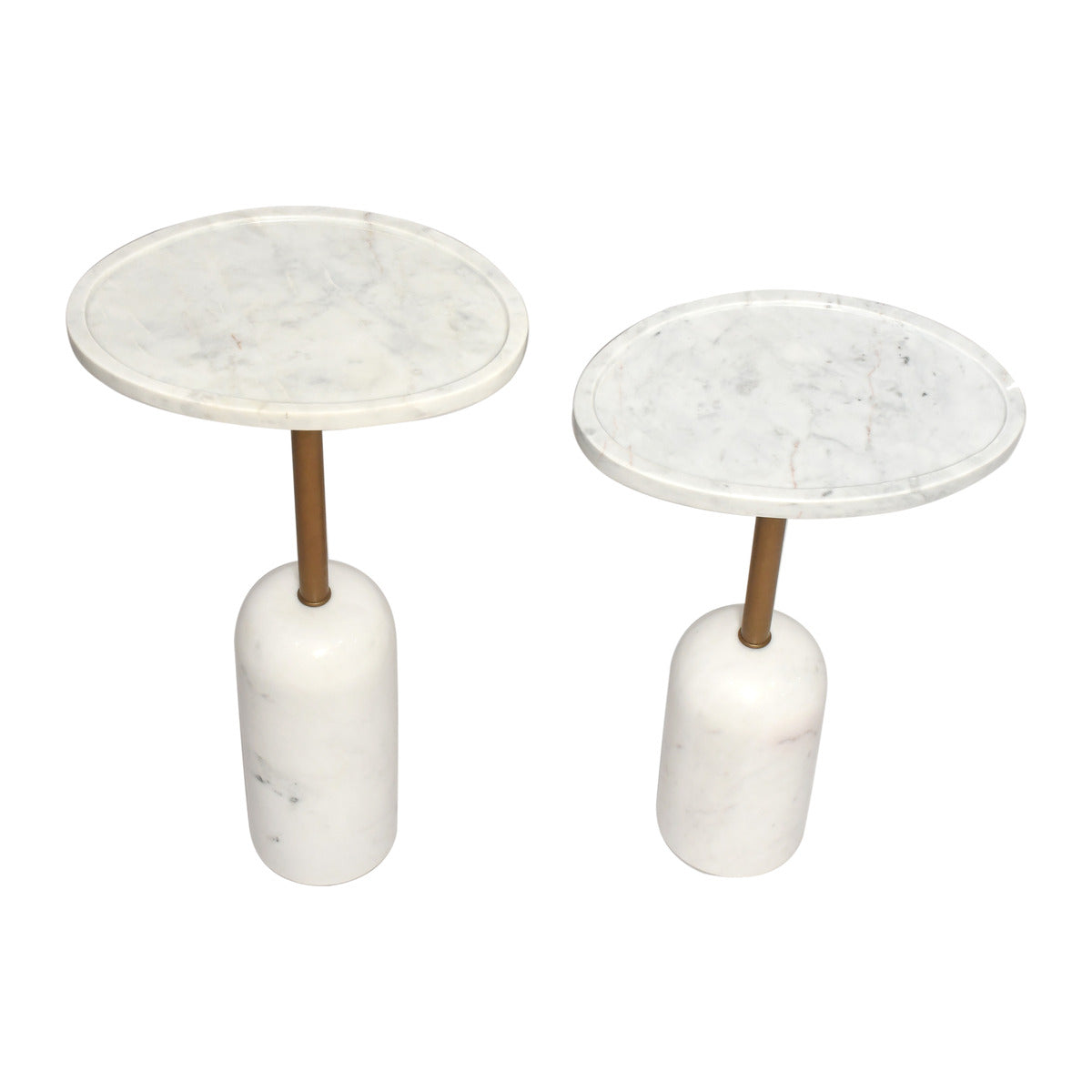 Solada Marble Cocktail Table - Large White