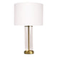 East Side Table Lamp - Brass w White Shade