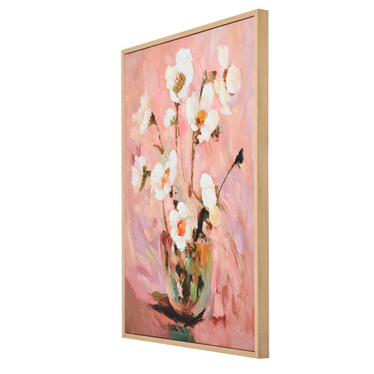 Faded Flora 80x100cm Canvas Painting