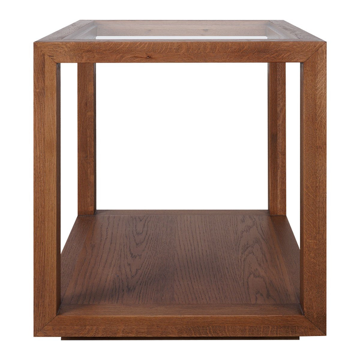 Sadie Oak Square Side Table - Large Walnut ** Offline pending re-order