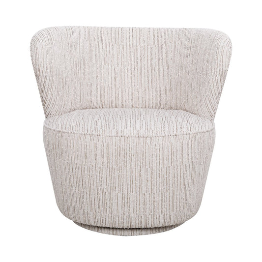Alberta Swivel Chair - Ivory Weave