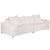 Midtown 4 Seater Sofa - White Linen