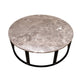 Bowie Marble Coffee Table - Medium Grey