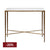 Heston Marble Console Table - Small Brass