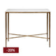 Heston Marble Console Table - Small Brass