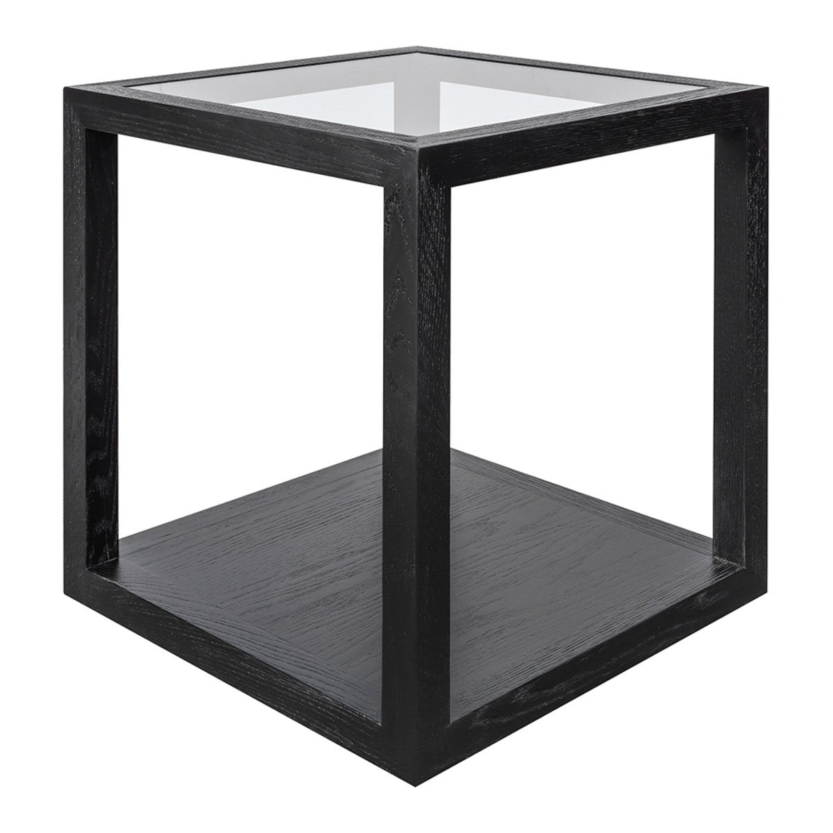 Sadie Oak Square Side Table - Large Black