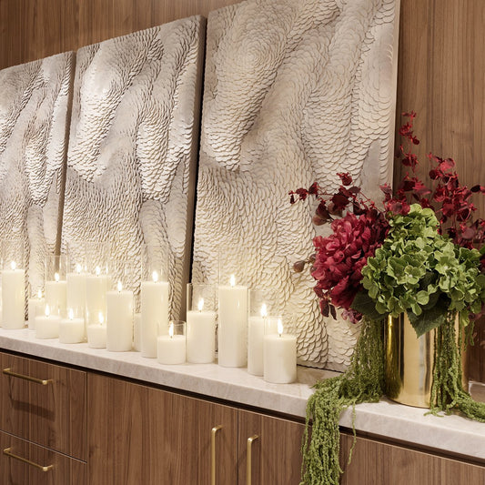 Flow State 60x100cm Leather Wall Art