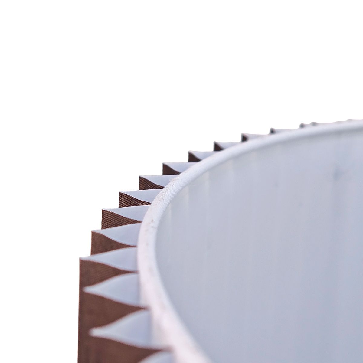 Nina Pleated Drum Shade - Medium Espresso