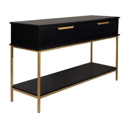 Aimee 140cm Console Table - Black