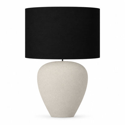 Picasso Table Lamp - Natural w Black Shade